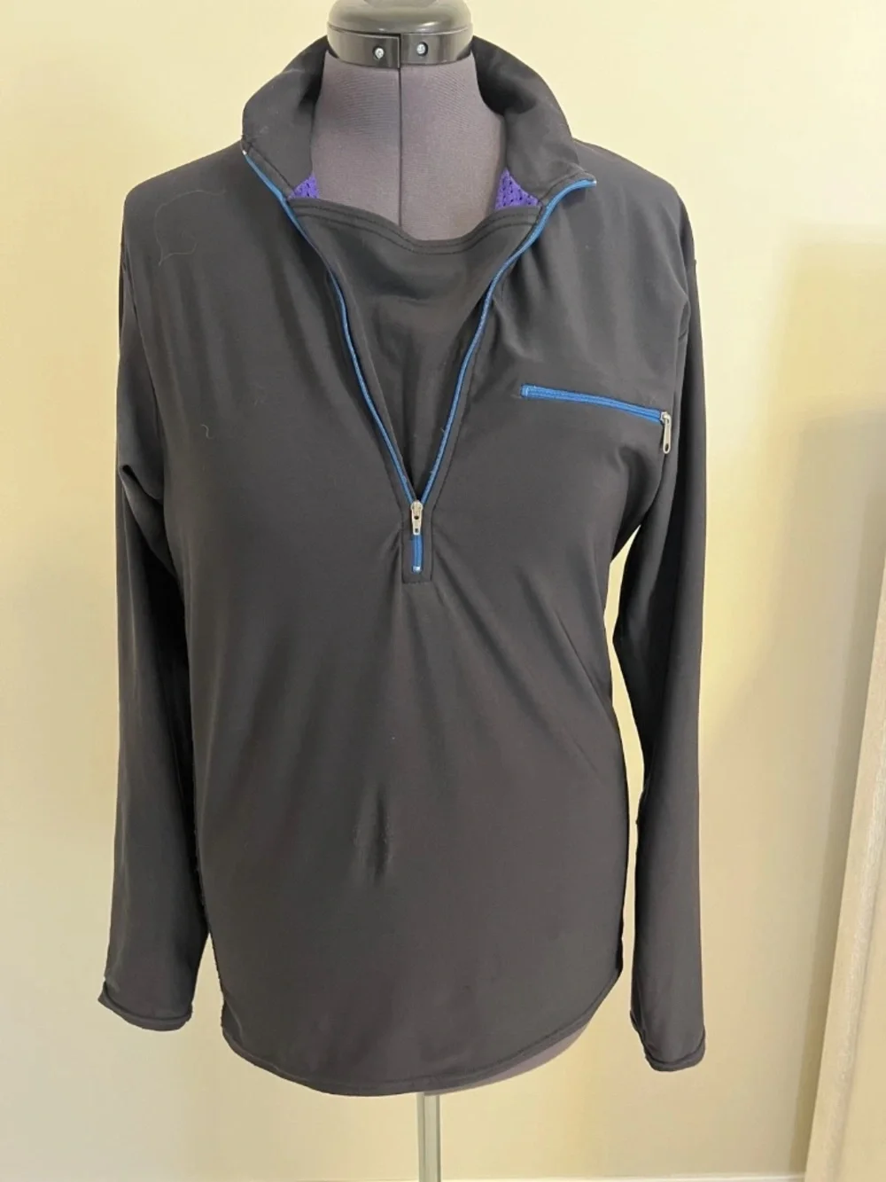 Vintage Patagonia Cold Weather Running Sweatshirt Jacket unisex Black Large